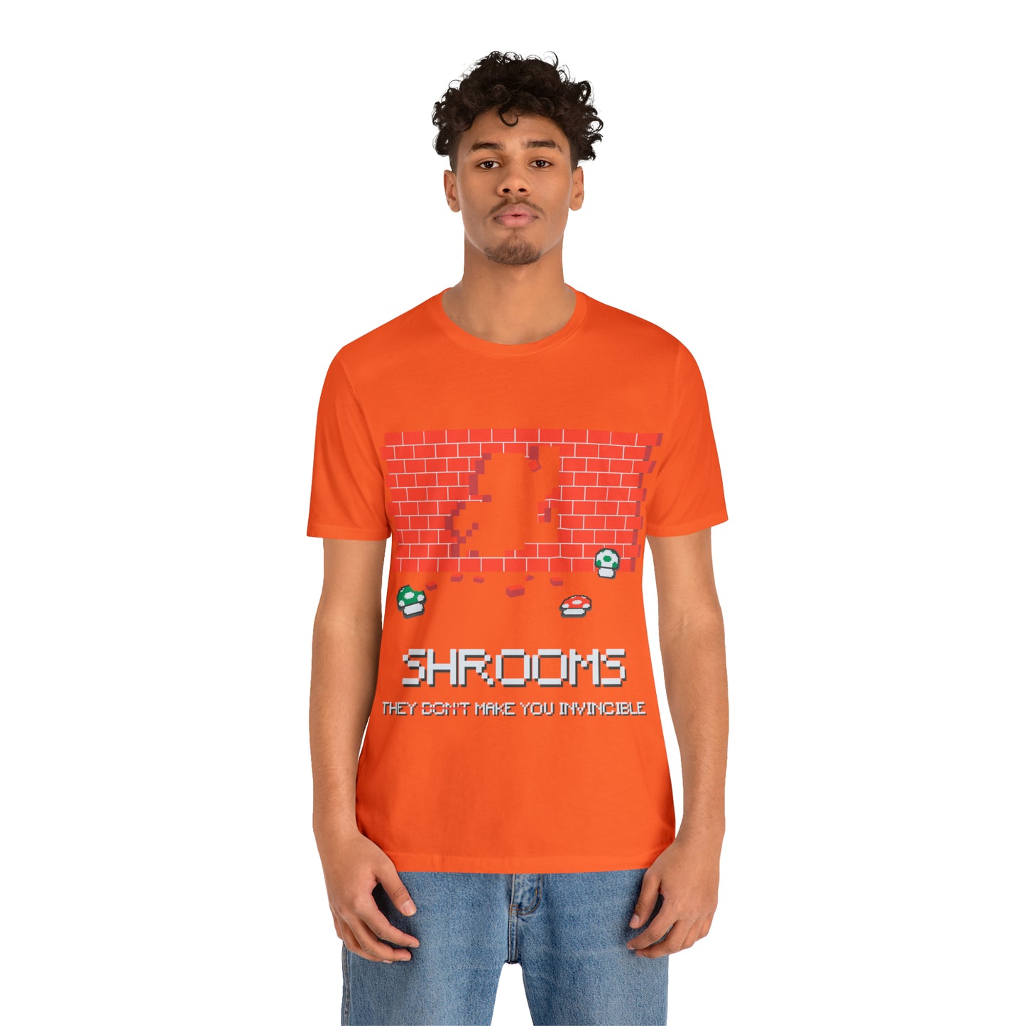 Shrooms, They Make You Invincible, Unisex Jersey Short Sleeve Tee