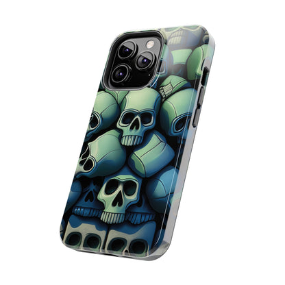 Metallic Chrome Skulls and classic Designed 10 Tough Phone Cases