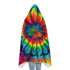 Bold And Beautiful Tie Dye Style Four Snuggle Blanket