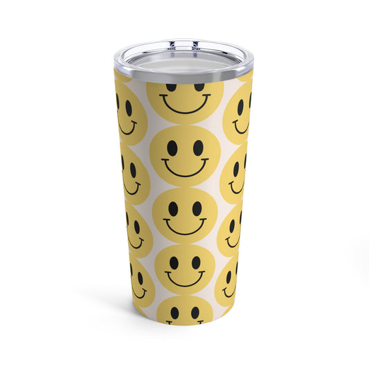 Happy Yellow Faces By SimiswimStudiosTumbler 20oz