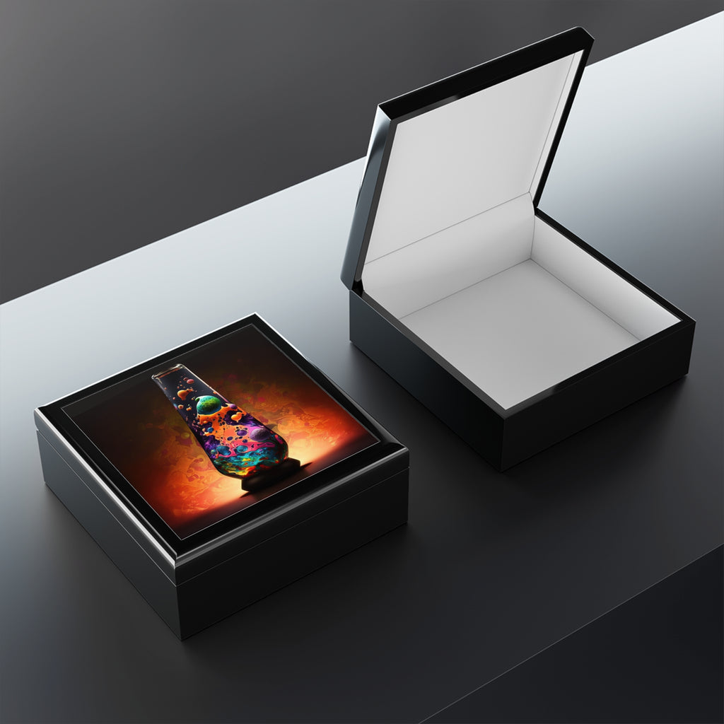 Cosmic Ember Lava Lamp, Jewelry- Stash -Collection Box