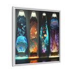 Elemental Currents, Art Print — Colorful Modern Wall Canvas