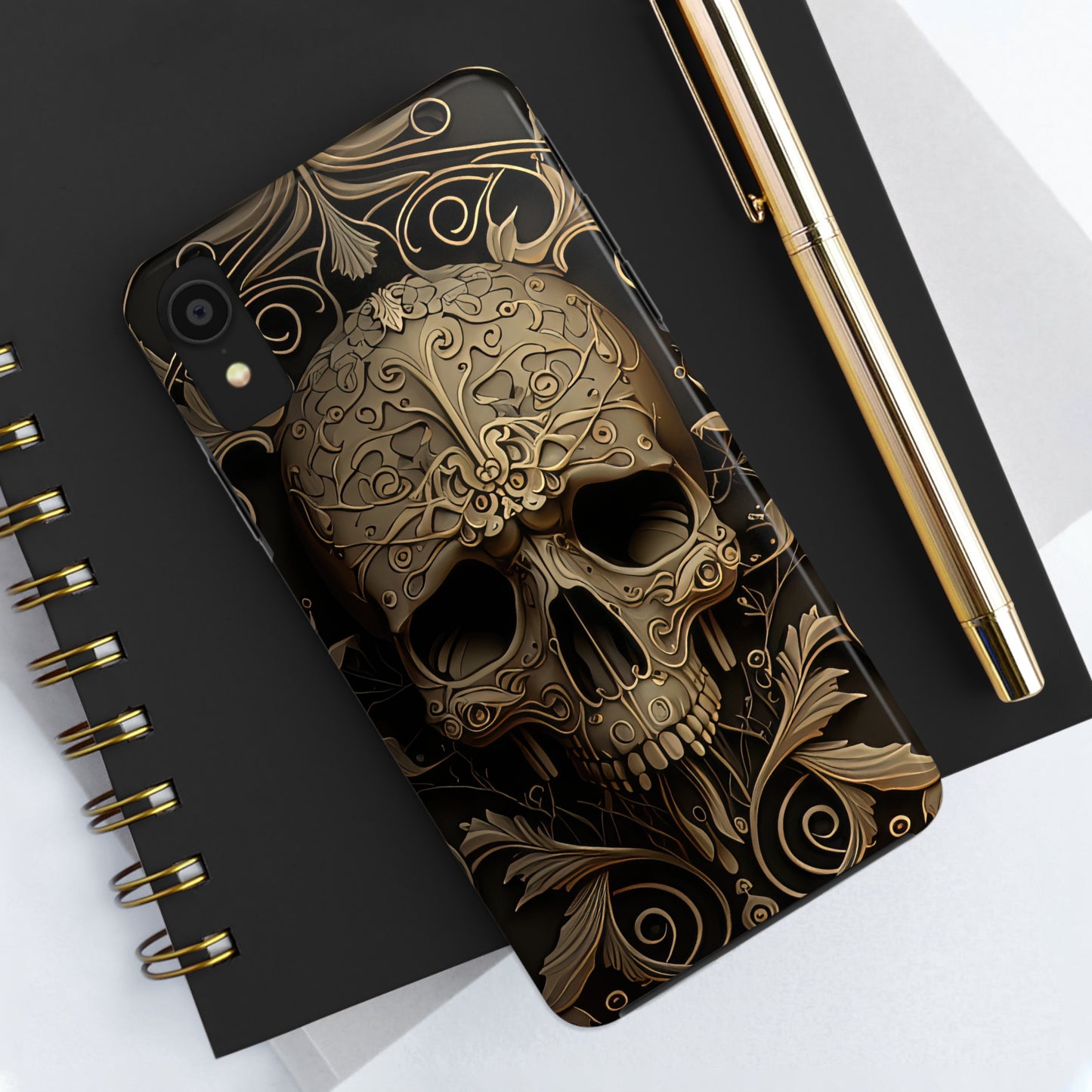 Metallic Chrome Skulls and classic Designed 5 Phone Cases