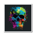 Bold And Beautiful Tie Dye Skulls, Style 1 Magnets