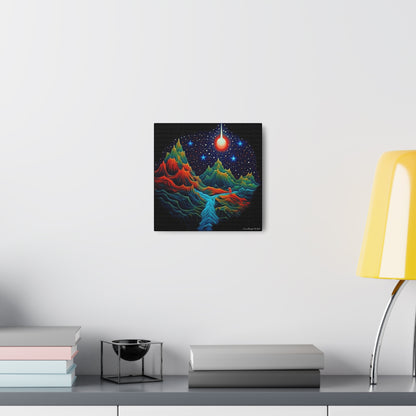 Star light Mountain Dream Canvas Gallery Wraps