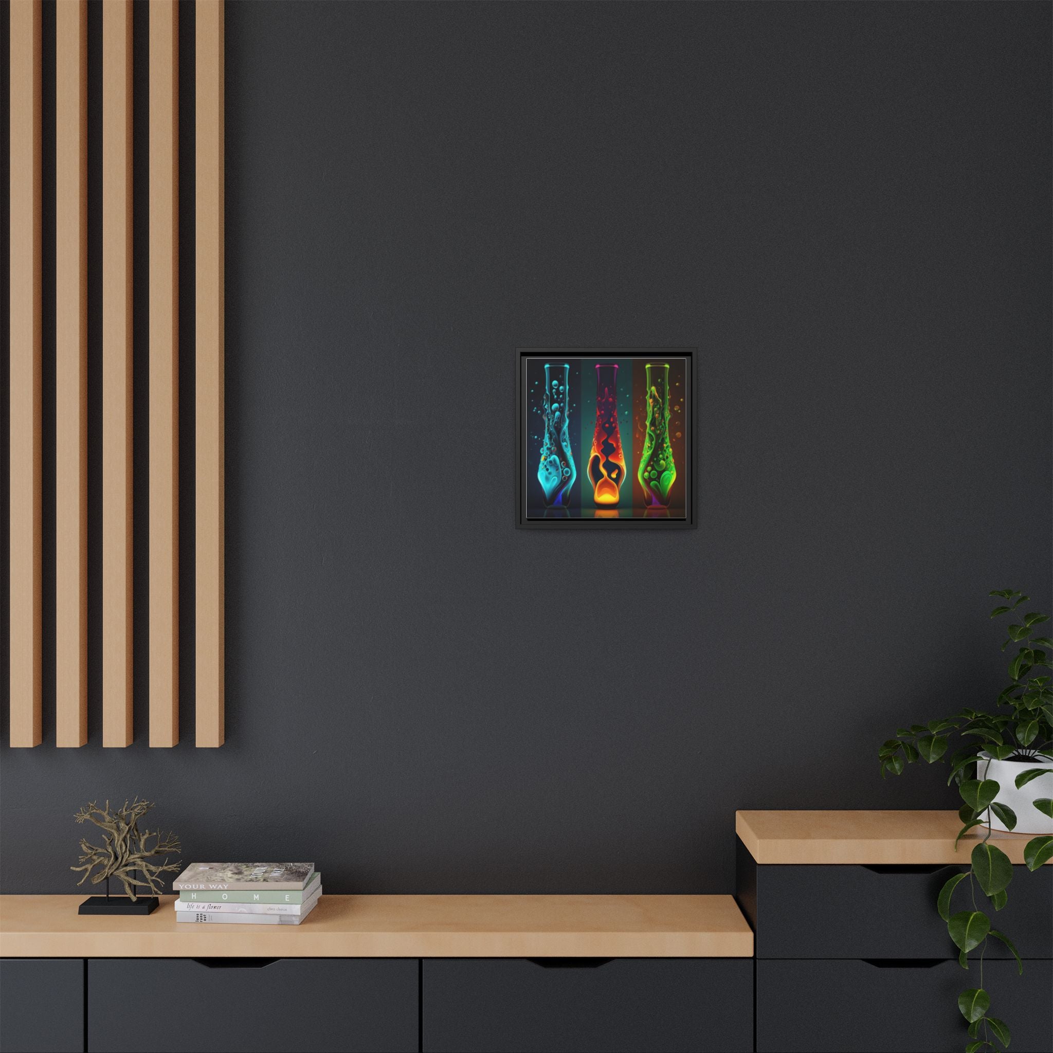 Three States of Flow, Art Print — Colorful Modern Wall Canvas