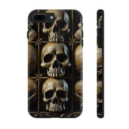 Metallic Chrome Skulls and classic Designed 19 Tough Phone Cases