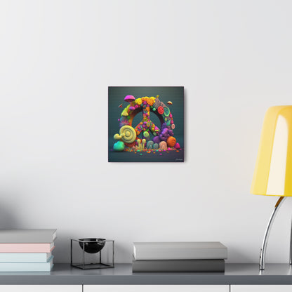 Fantastic Gummie Hippie Peace Sign Canvas Gallery Wraps