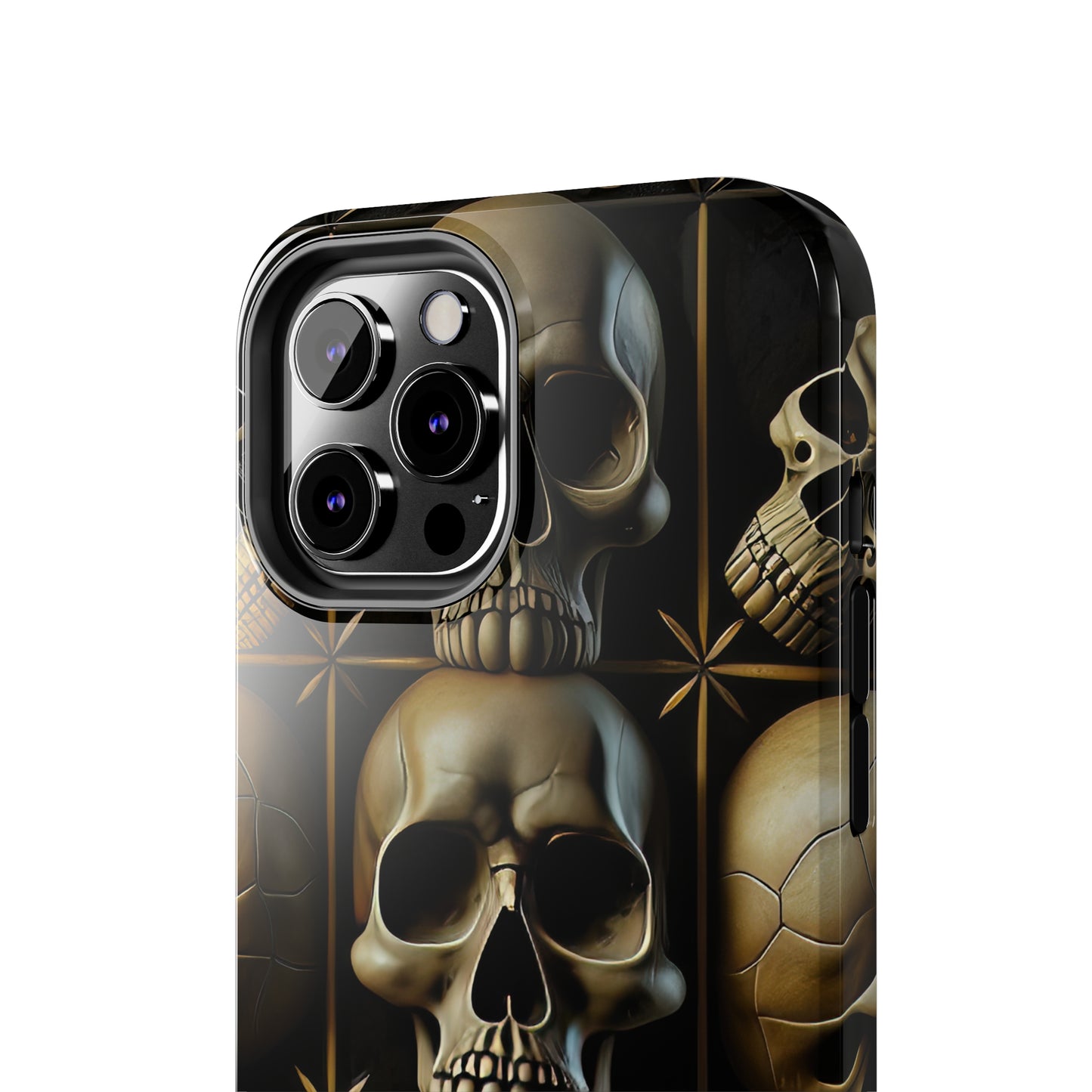 Metallic Chrome Skulls and classic Designed 19 Tough Phone Cases