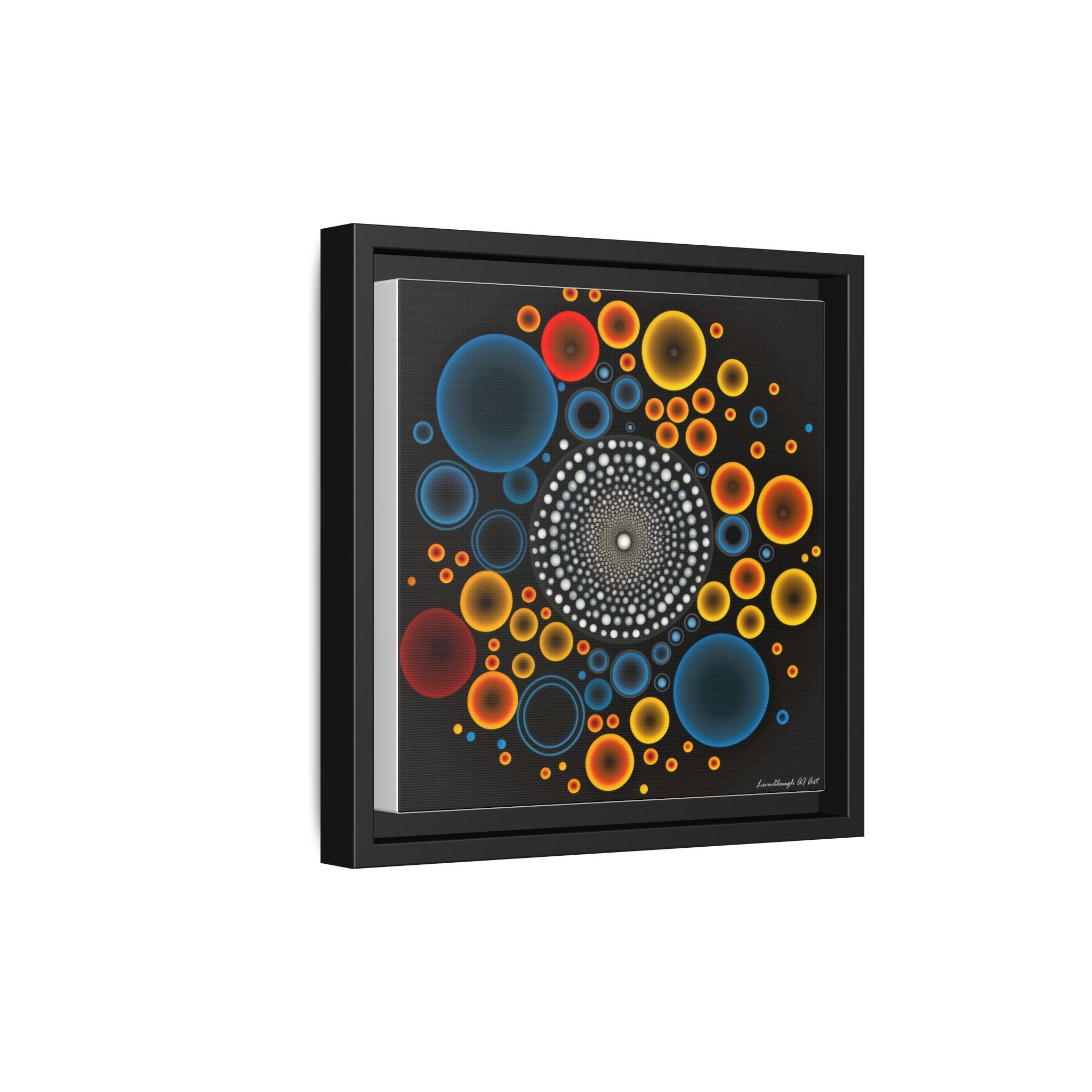 Gilded Tide, Art Print — Colorful Modern Wall Canvas