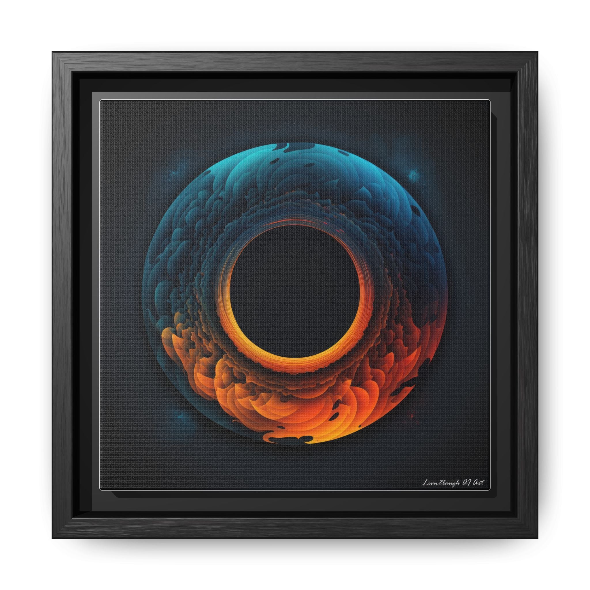 Molten Silence, Art Print — Colorful Modern Wall Canvas