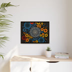 Harmonic Orbits, Matte Canvas, Framed (Multi-color)