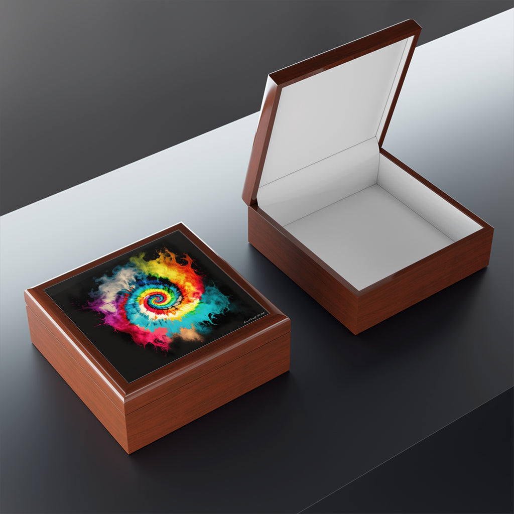 Ever‑Turning Spectrum, Jewelry- Stash- Collection Box