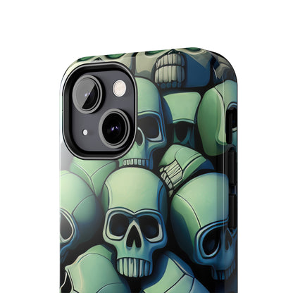 Metallic Chrome Skulls and classic Designed 10 Tough Phone Cases