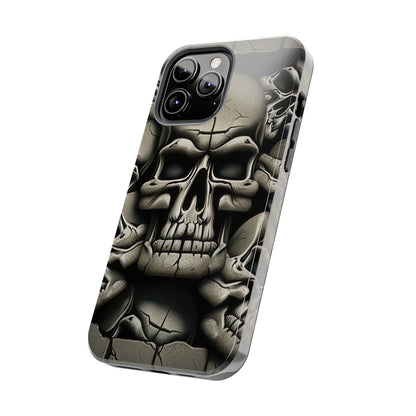 Metallic Chrome Skulls and classic Designed 12 Tough Phone Cases