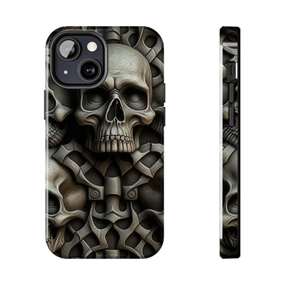 Metallic Chrome Skulls and classic Designed 19 Tough Phone Cases