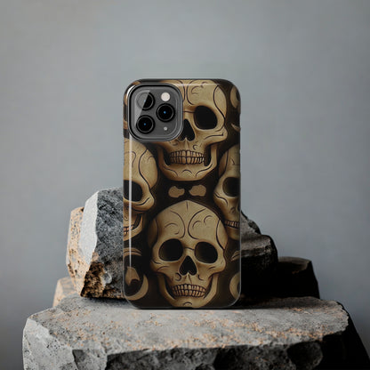 Metallic Chrome Skulls and classic Designed 19 Tough Phone Cases