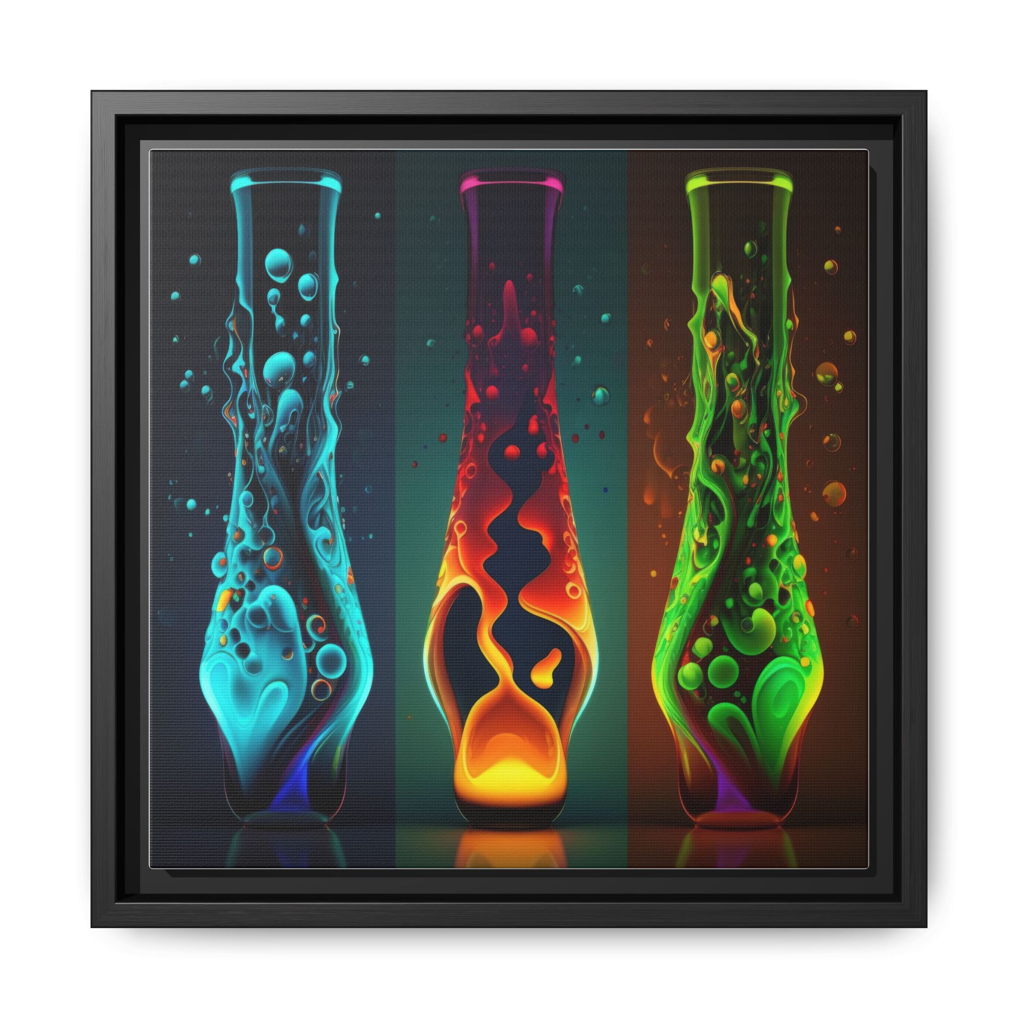 Three States of Flow, Art Print — Colorful Modern Wall Canvas