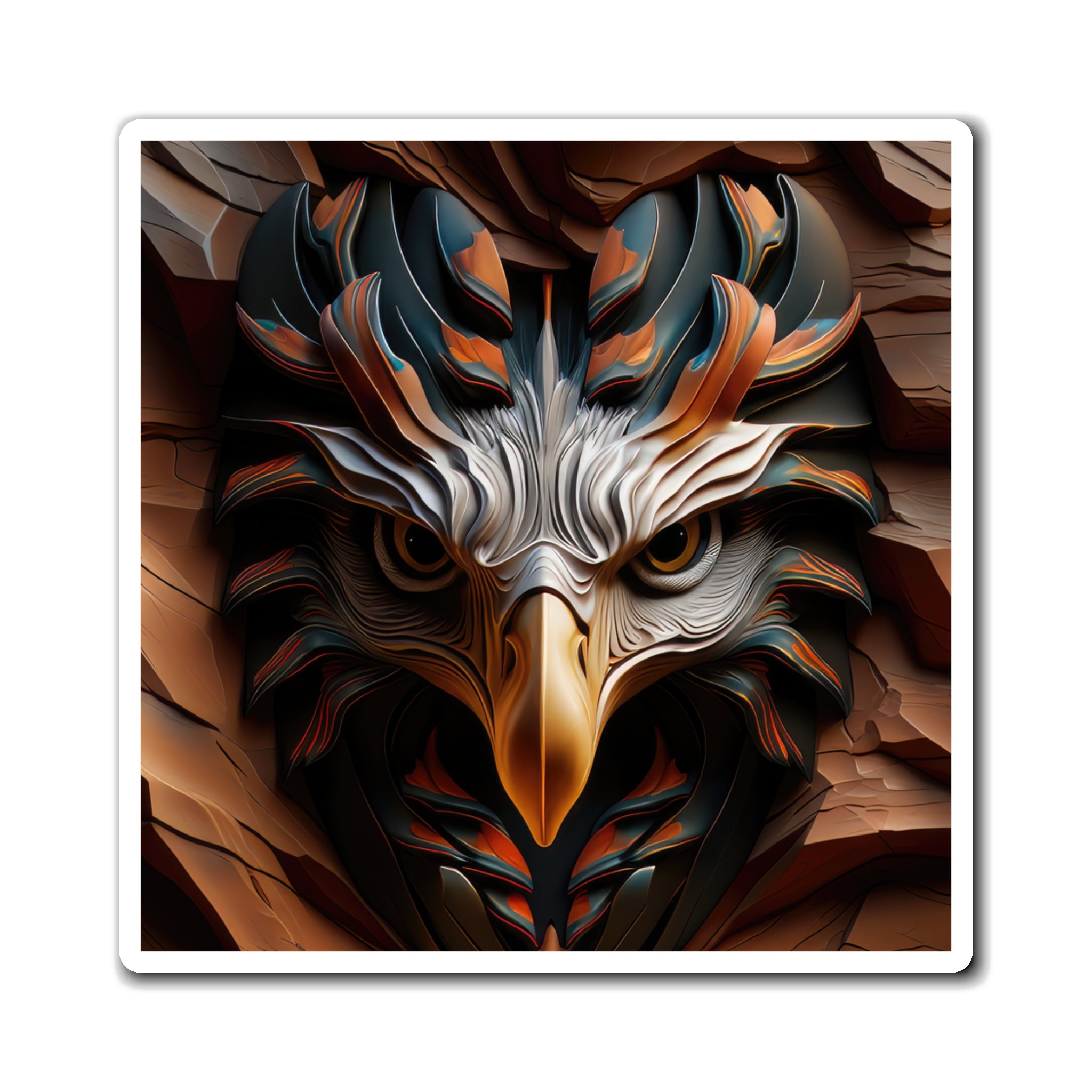 Magnificent Eagle Style Four Magnets