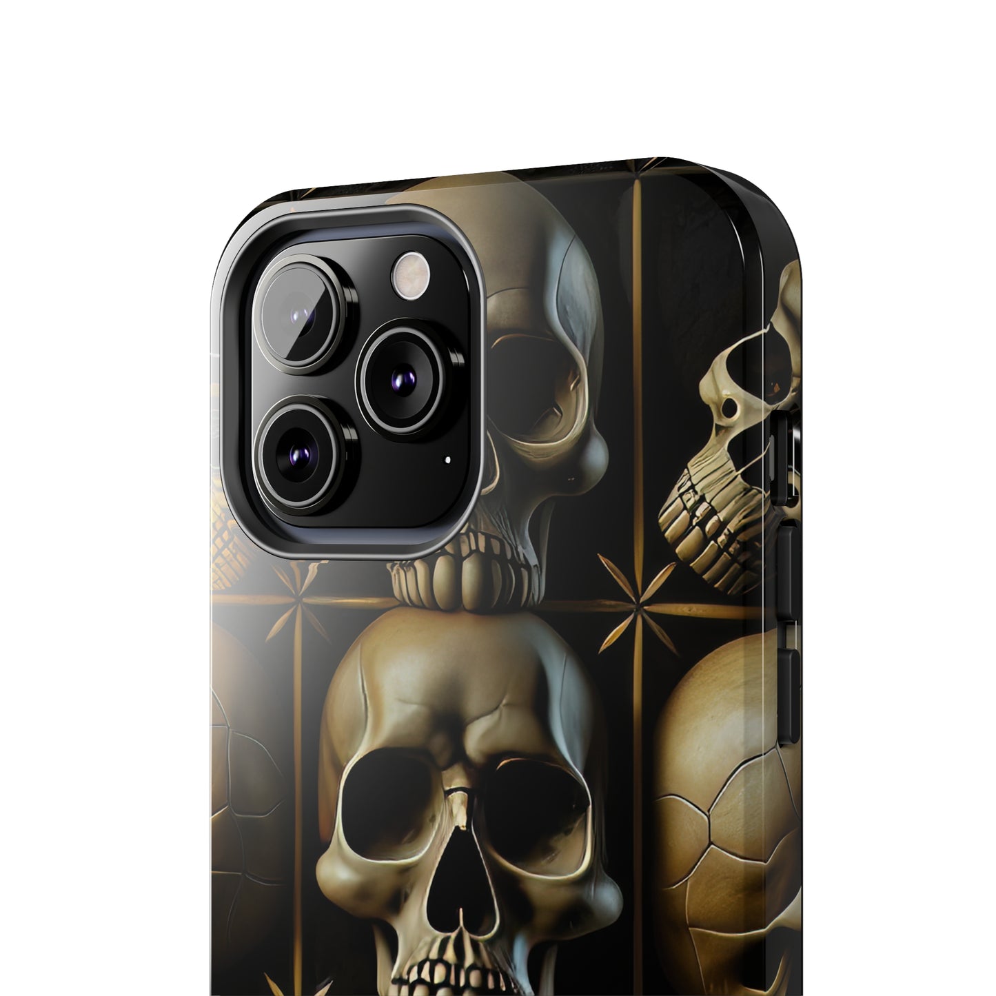 Metallic Chrome Skulls and classic Designed 19 Tough Phone Cases