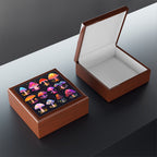 Gorgeous Colorful Mushrooms Jewelry Box
