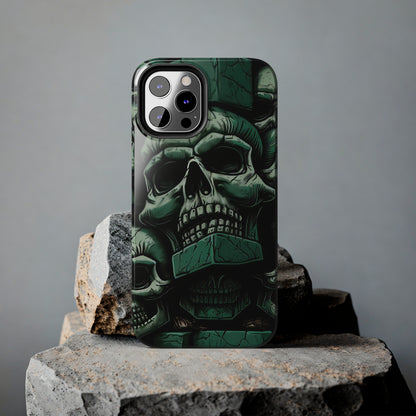 Metallic Chrome Skulls and classic Designed 15 Tough Phone Cases