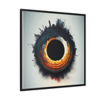 Eclipse of Industry, Art Print — Colorful Modern Wall Canvas