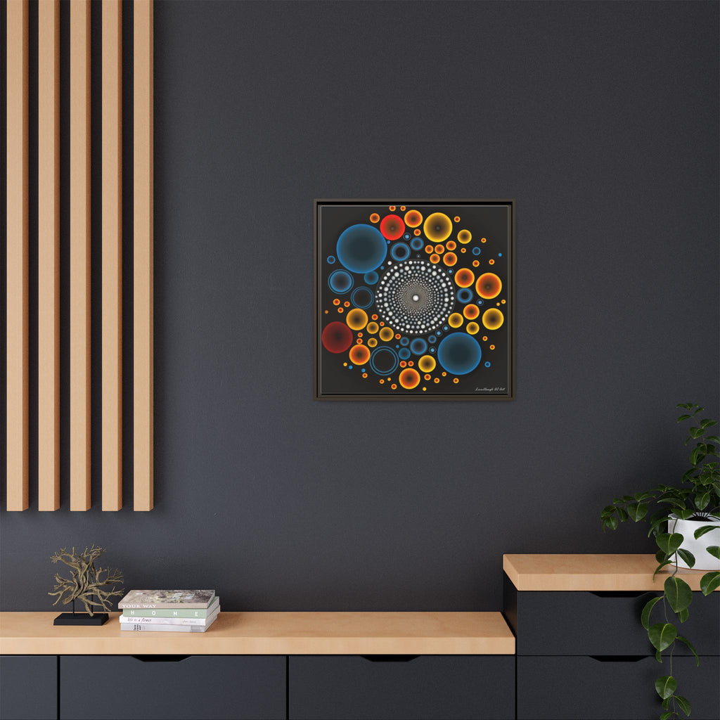 Gilded Tide, Art Print — Colorful Modern Wall Canvas