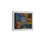 Harmonic Orbits, Matte Canvas, Framed (Multi-color)