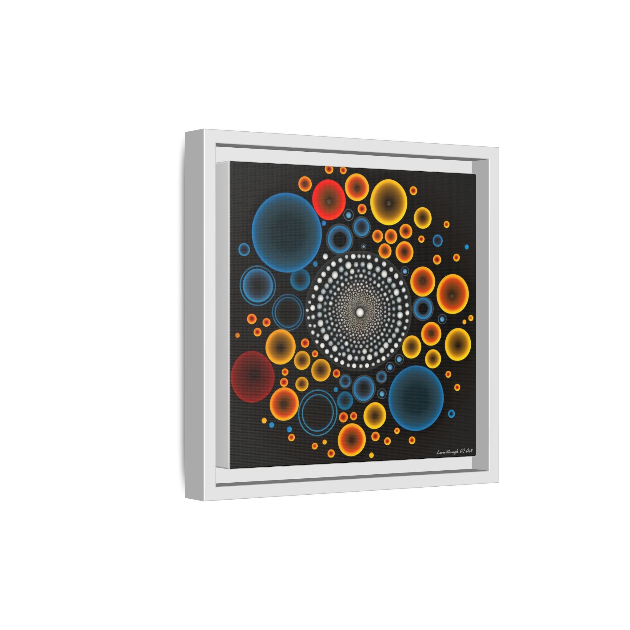 Gilded Tide, Art Print — Colorful Modern Wall Canvas