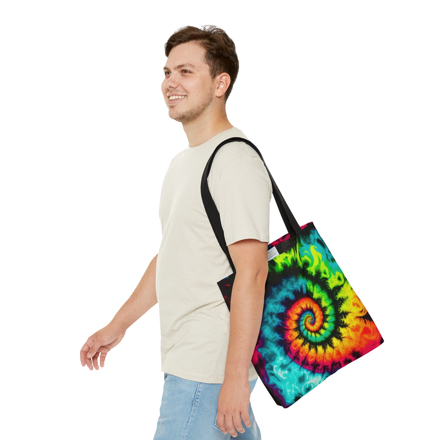 Bold And Beautiful Tie Dye Style Three Tote Bag (AOP)