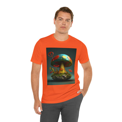 Hippie Mushroom Color Candy Style Design Style 4 Unisex Jersey Short Sleeve Tee