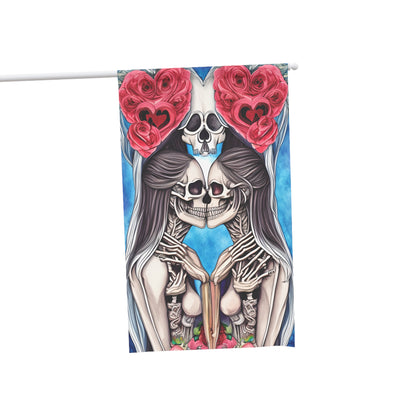 Love Shows No Time Boundaries Skulls,  Loewenkind Creations House Banner