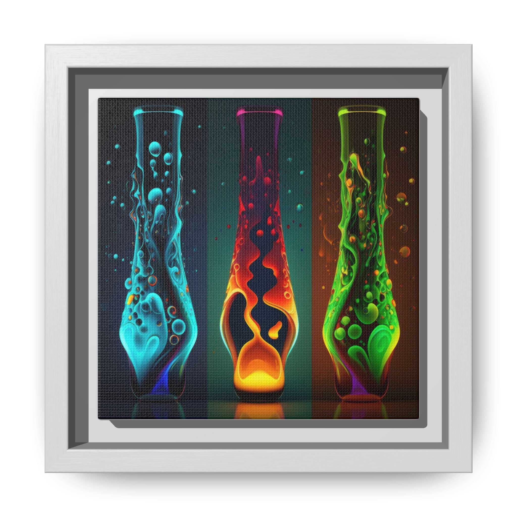 Three States of Flow, Art Print — Colorful Modern Wall Canvas