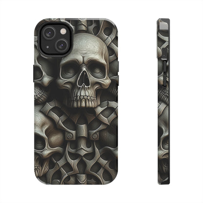 Metallic Chrome Skulls and classic Designed 19 Tough Phone Cases