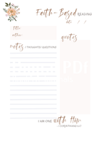 Woman's Bible Study Faith Based Journal