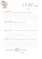 Woman's Bible Study Faith Based Journal