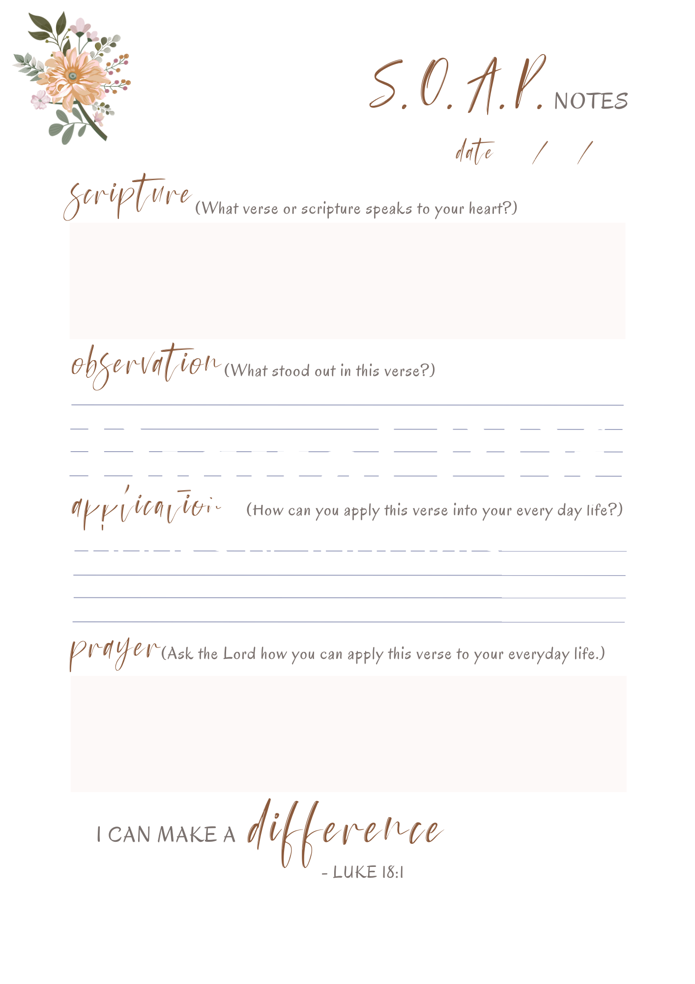 Woman's Bible Study Faith Based Journal