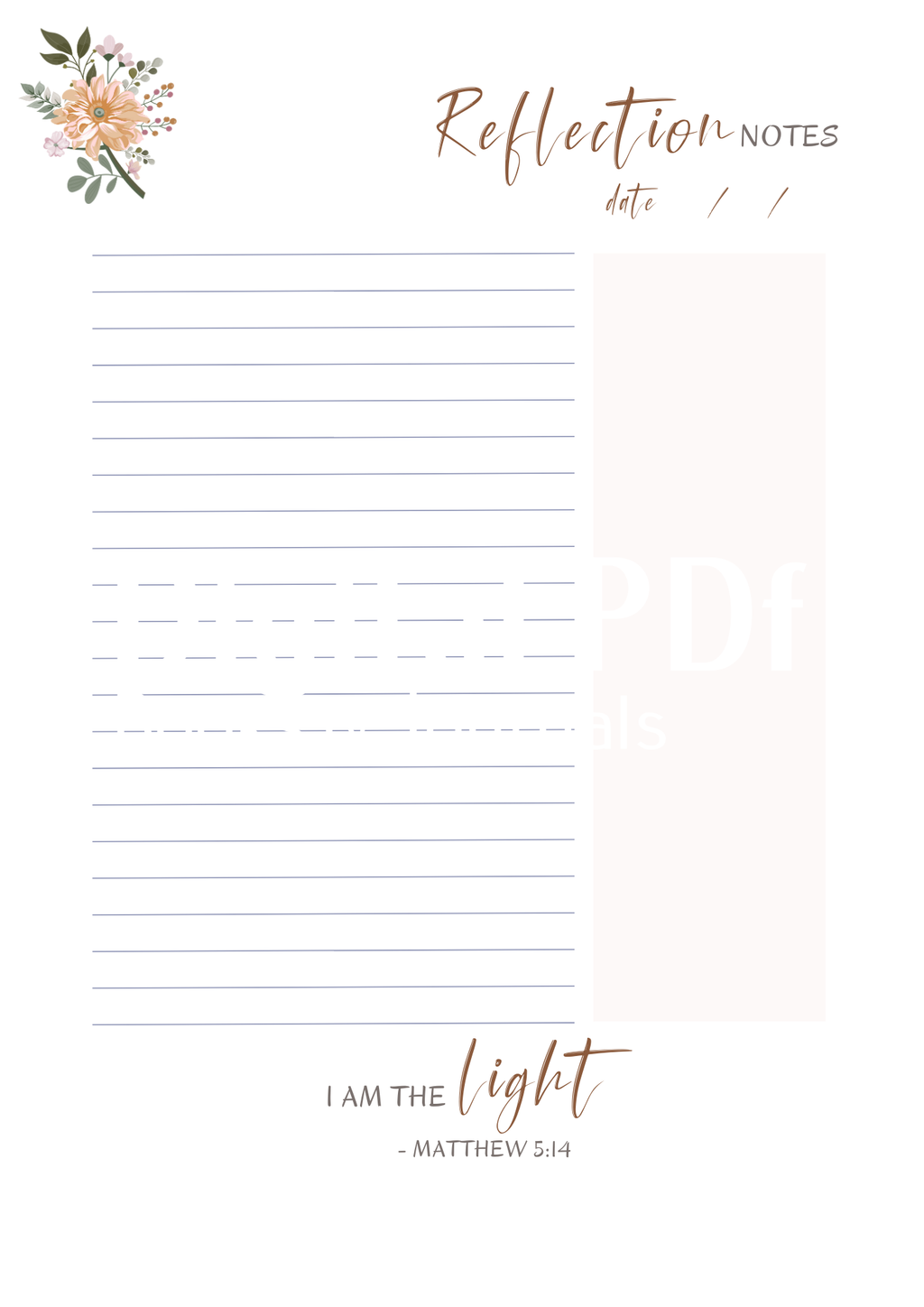 Woman's Bible Study Faith Based Journal