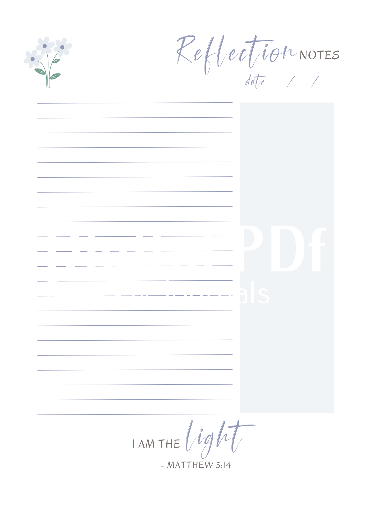 Woman's Faith Based Journal, PDF Download