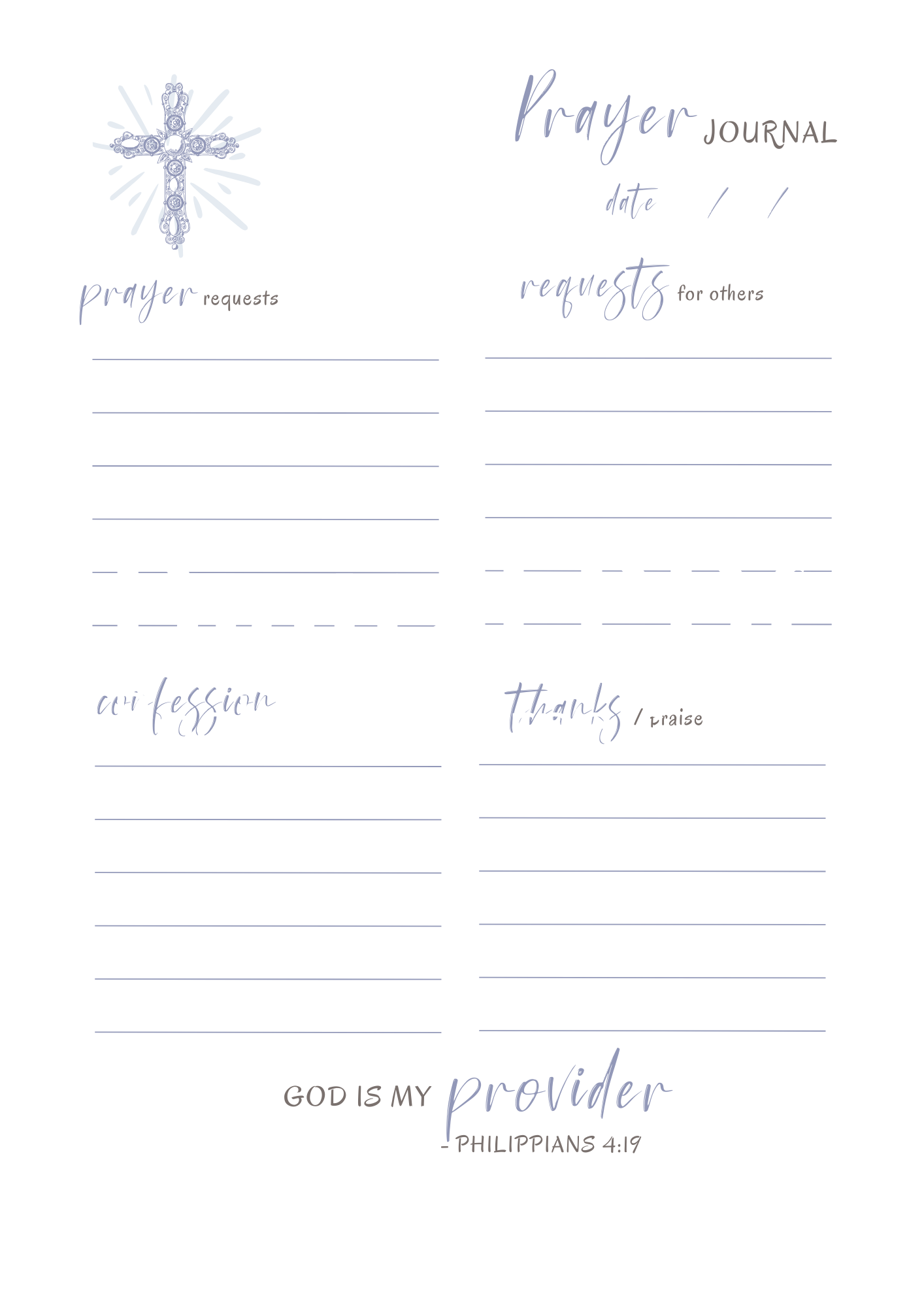 Woman's Faith Based Journal, PDF Download