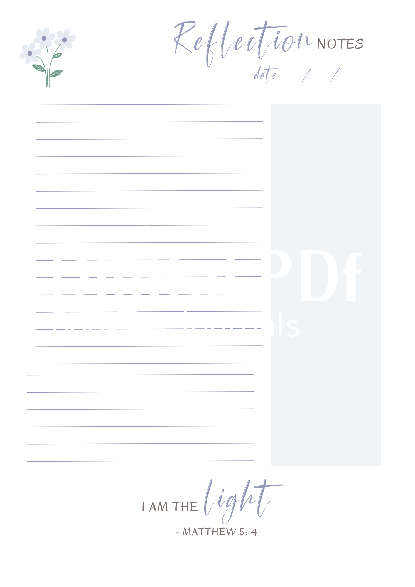 Woman's Faith Based Journal, PDF Download