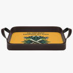 I"m To Busy Smoking My Own To Notice If you Grass is Greener PU Leather Tray