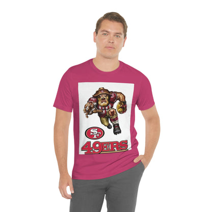 California 49ers Football Sports Team Jersey Short Sleeve Tee