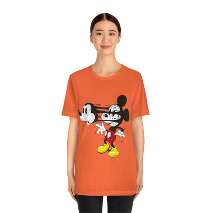 Losing Face Mickey, Unisex Jersey Short Sleeve Tee