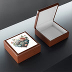 Intricate Hearts by Heron Lake Print 5 Jewelry Box