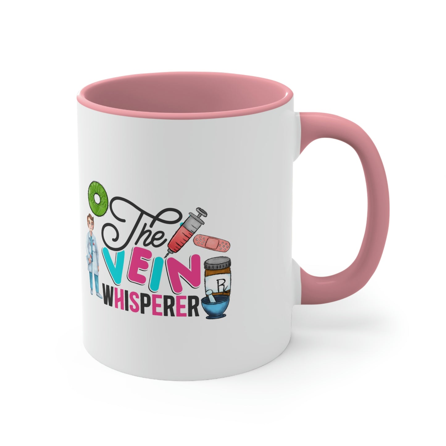 Nurse, Rn, Male 3, The Vein Whisperer, Coffee Mug, 11oz