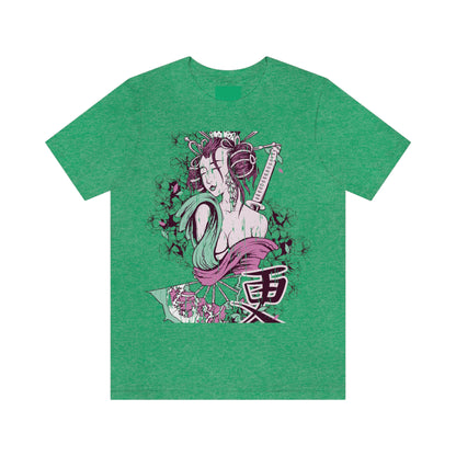 Geisha Girl, Unisex Jersey Short Sleeve Tee