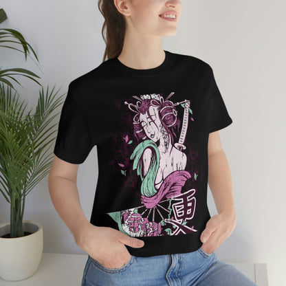 Geisha Girl, Unisex Jersey Short Sleeve Tee