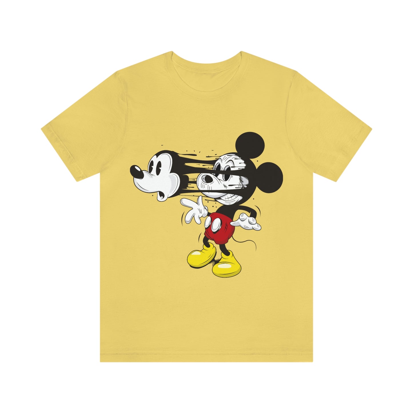 Losing Face Mickey, Unisex Jersey Short Sleeve Tee